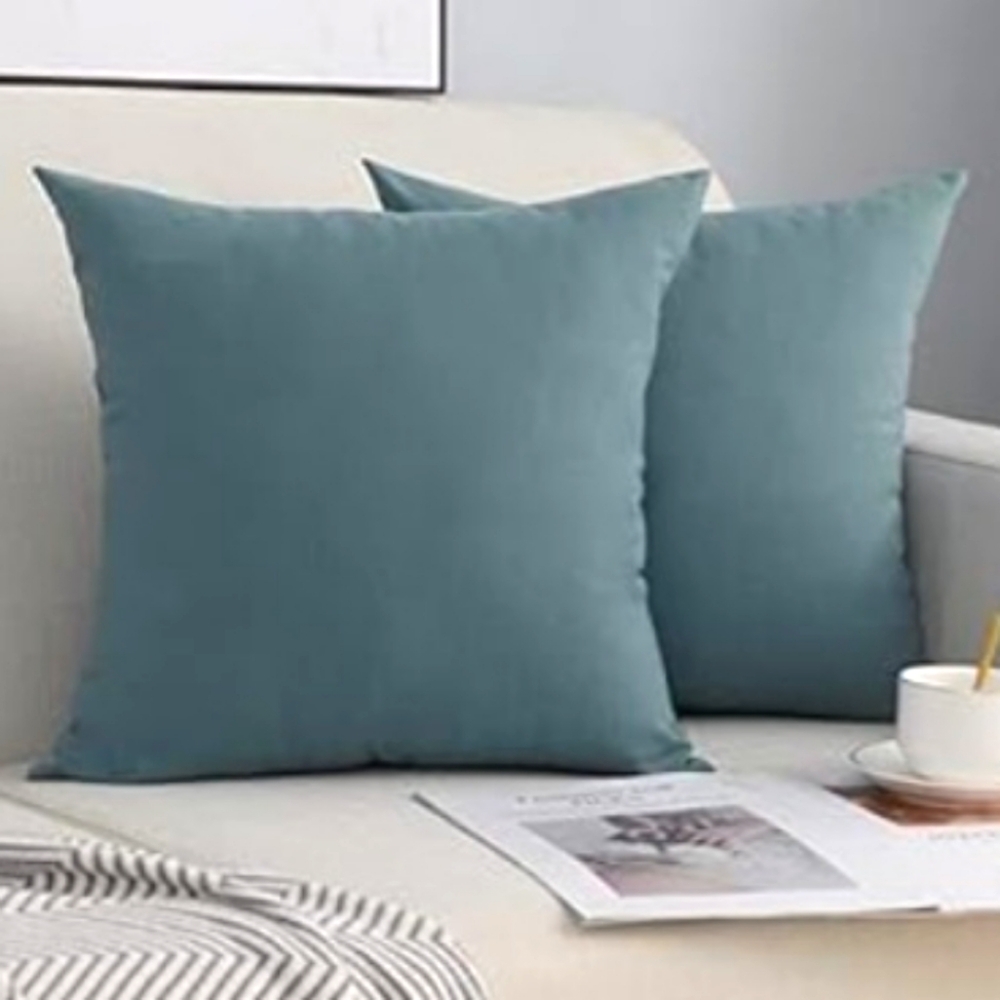 NWOT Linen Blend Throw Pillows Covers - Set of 2 Pillow Covers